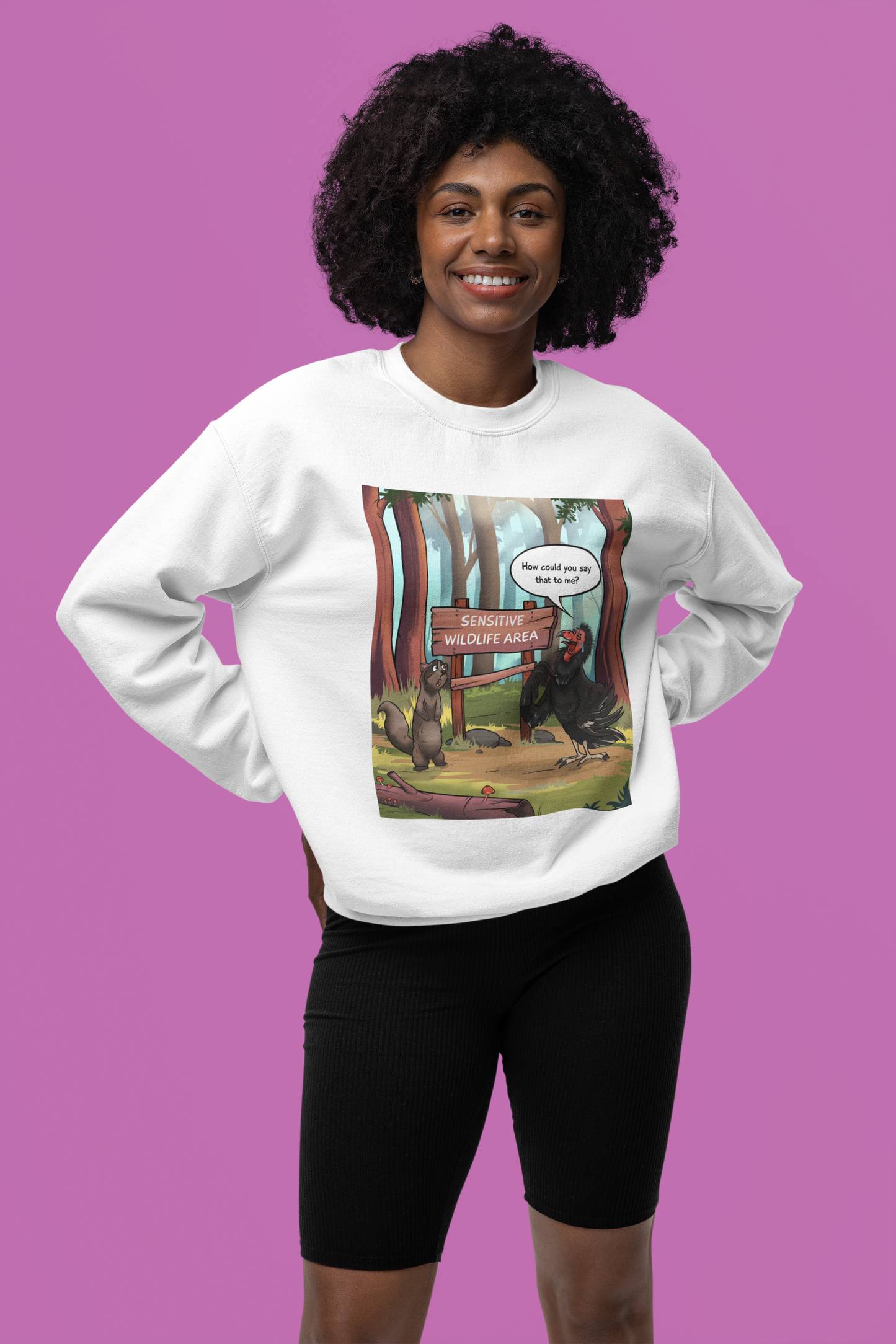 Sensitive Wildlife Area - Unisex Heavy Blend™ Crewneck Sweatshirt
