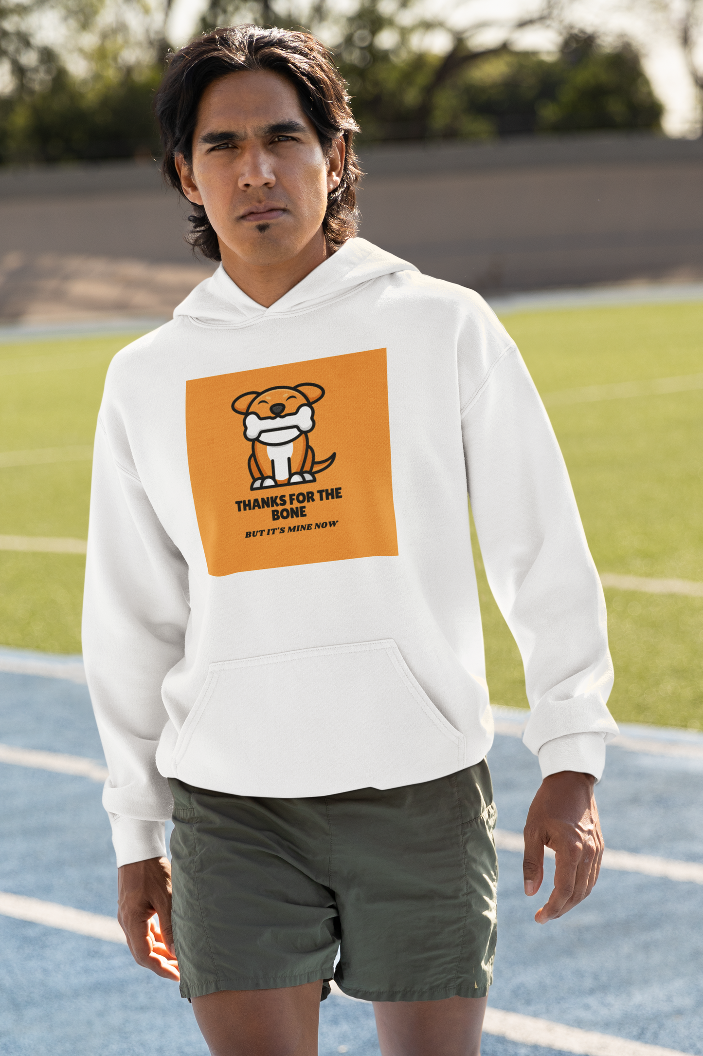 Thanks For The Bone But It's Mine Now - Heavy Blend™ Hooded Sweatshirt