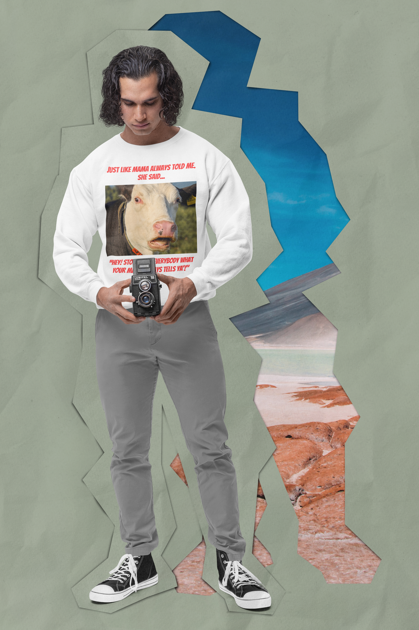 Just Like Mama Always Told Me - Heavy Blend™ Crewneck Sweatshirt