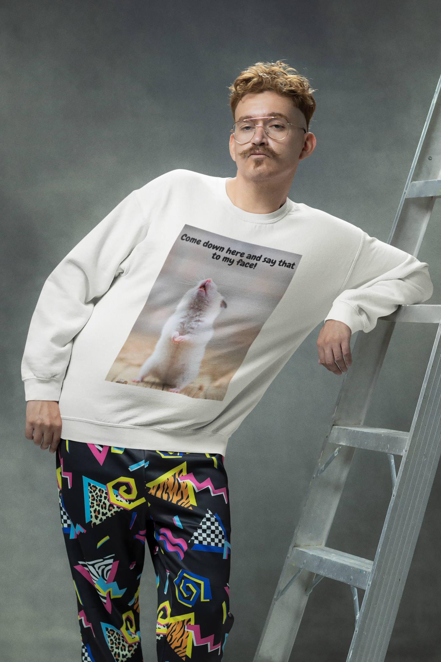 Come Down Here And Say That To My Face! - Heavy Blend™ Crewneck Sweatshirt