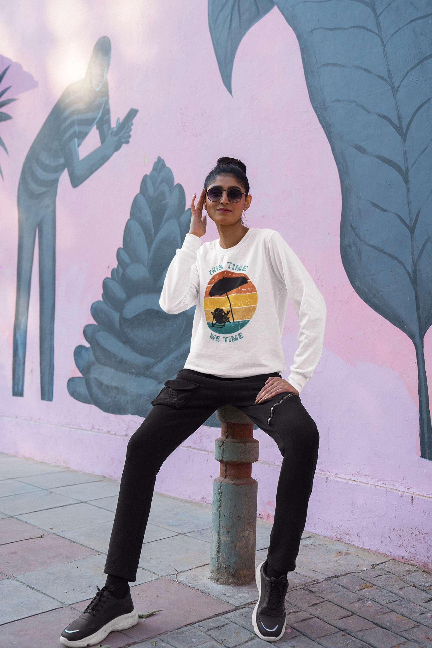 This Time Me Time - Heavy Blend™ Crewneck Sweatshirt