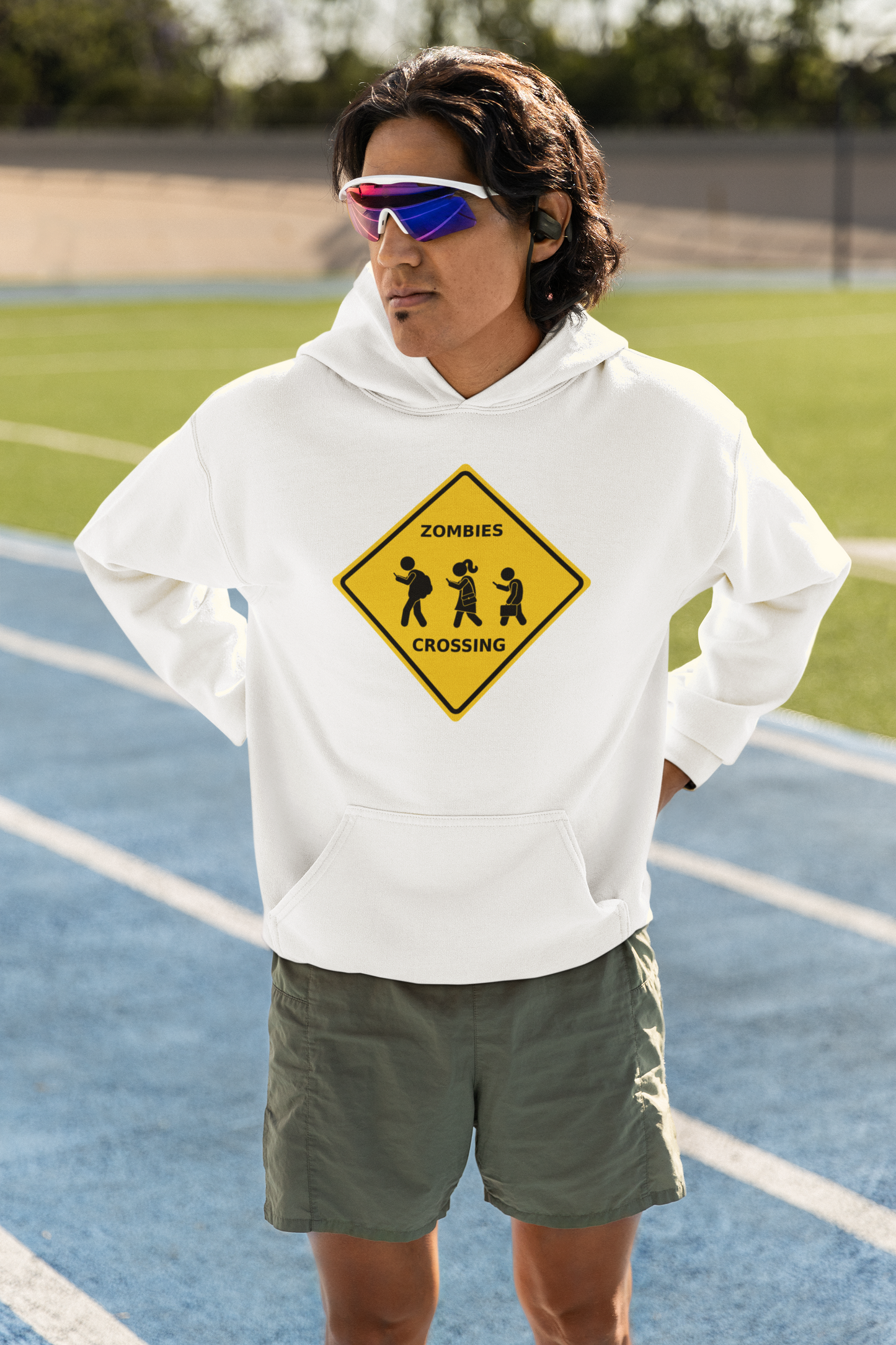 Zombies Crossing - Unisex Heavy Blend™ Hooded Sweatshirt