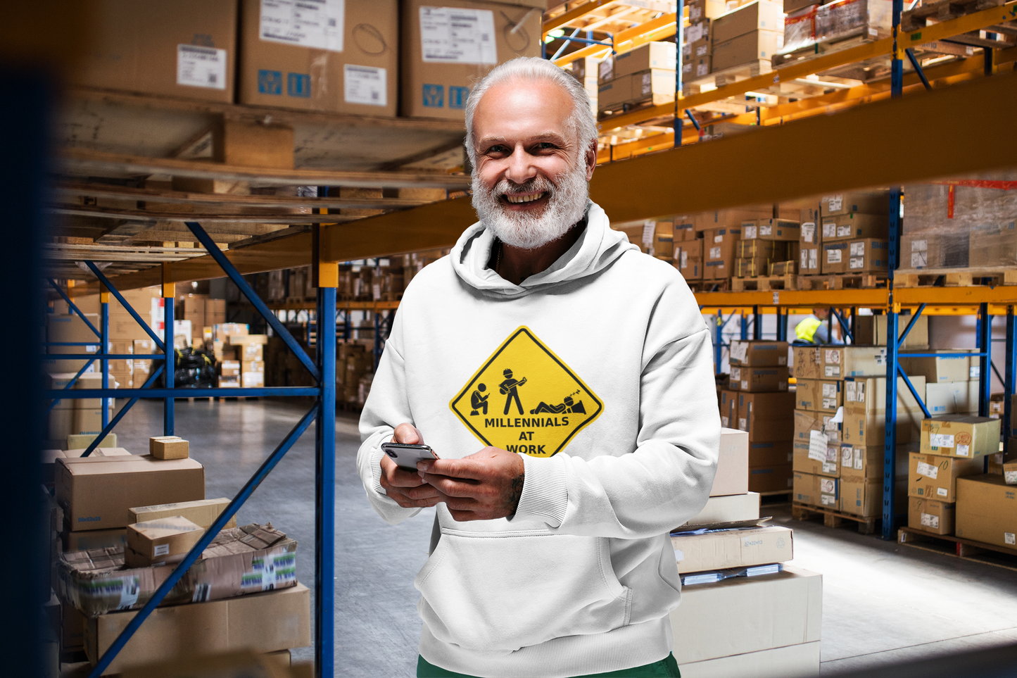 Millennials At Work - Unisex Heavy Blend™ Hooded Sweatshirt