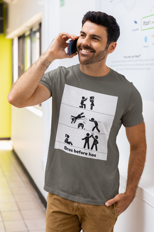 Bros Before Hos - Unisex Jersey Short Sleeve Tee