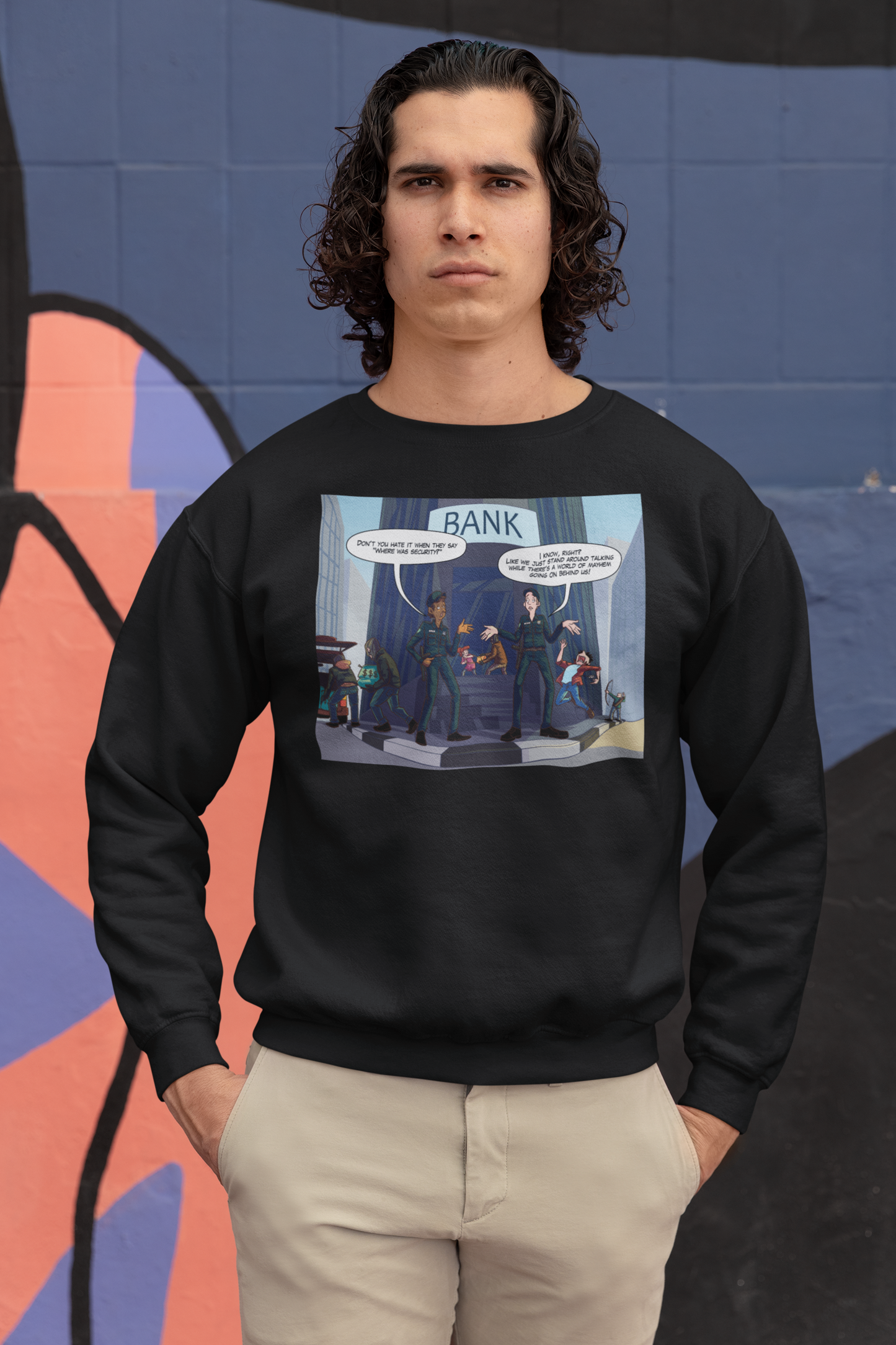 Where Was Security? - Unisex Heavy Blend™ Crewneck Sweatshirt