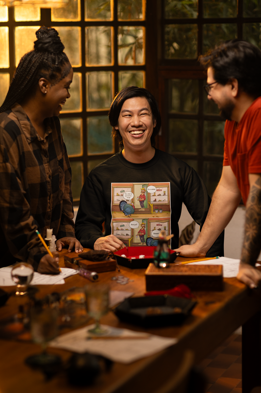 Cobbler Meets Gobbler - Heavy Blend™ Crewneck Sweatshirt