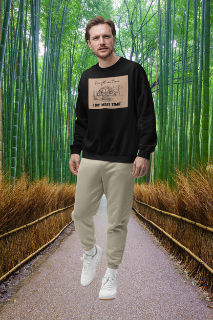 You Got 'Me Time' I Got 'Meat Time' - Unisex Heavy Blend™ Crewneck Sweatshirt