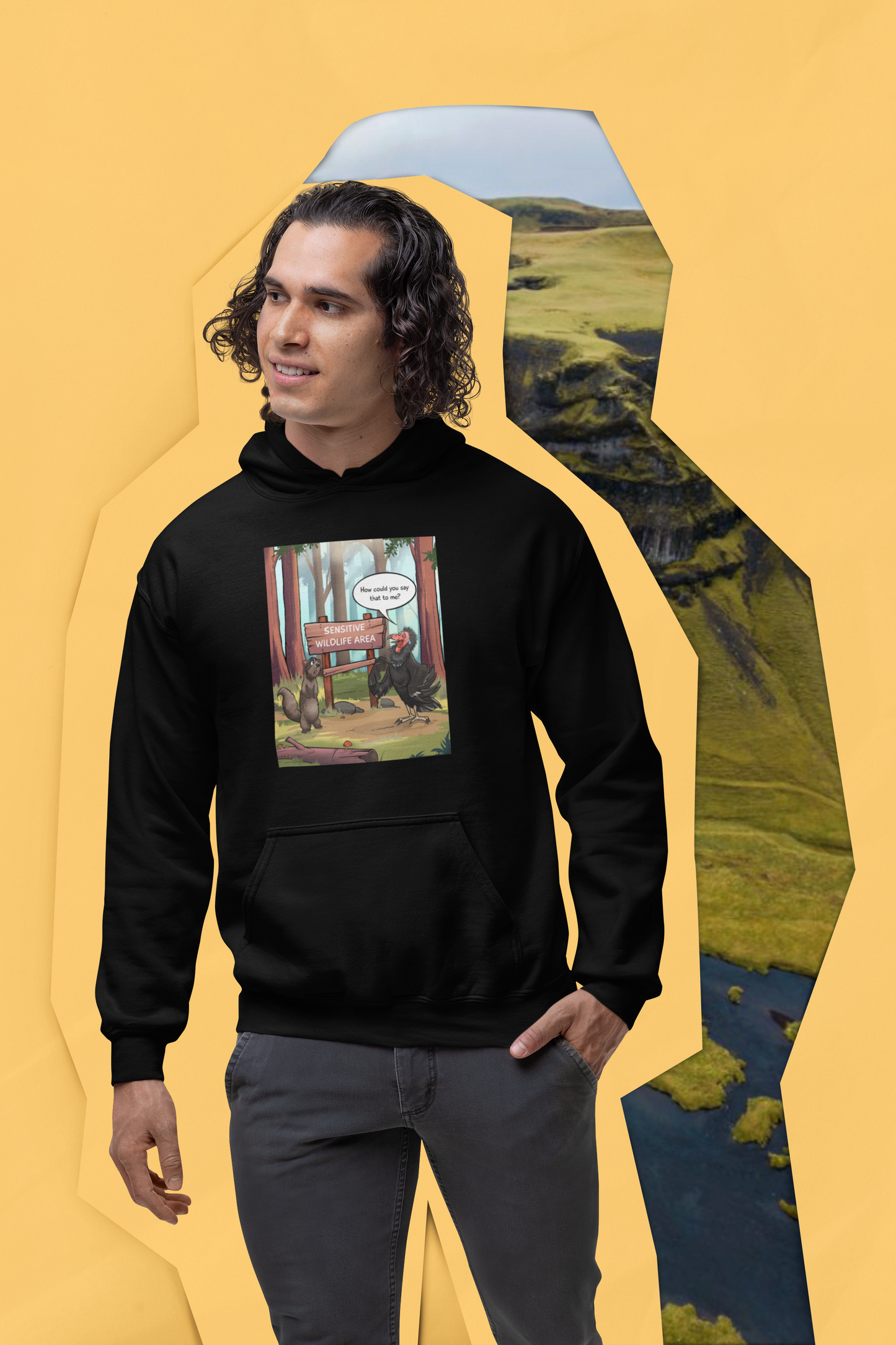 Sensitive Wildlife Area - Unisex Heavy Blend™ Hooded Sweatshirt
