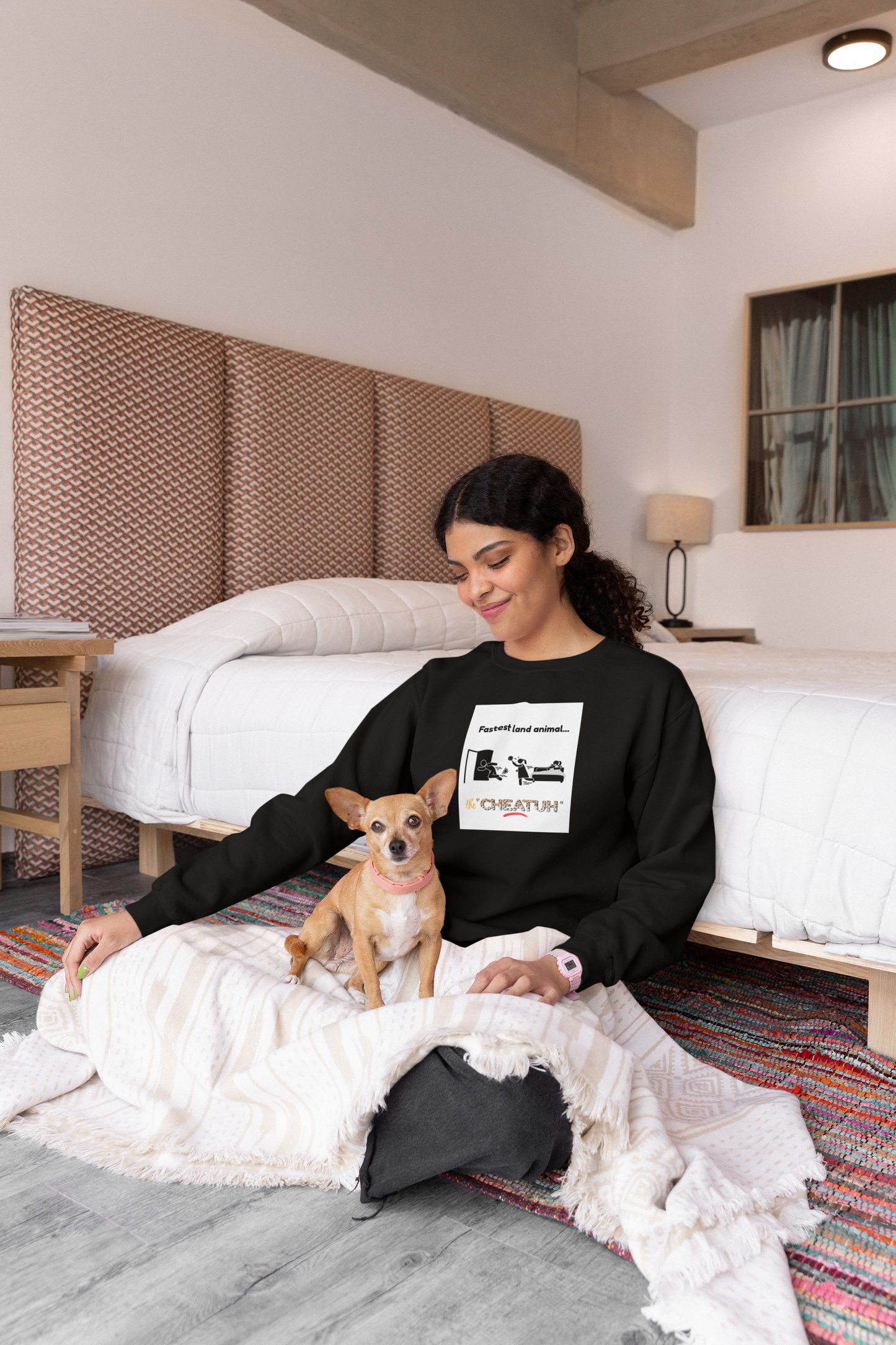 Fastest Land Animal...The 'Cheatuh' - Unisex Heavy Blend™ Crewneck Sweatshirt