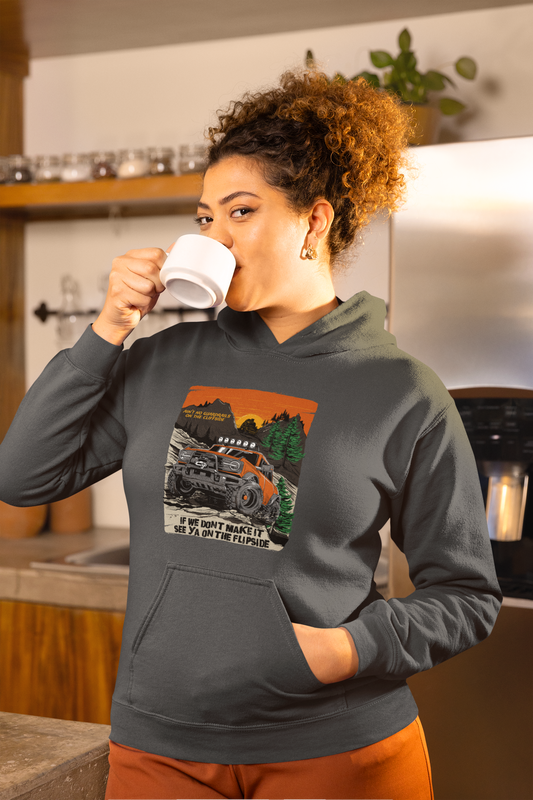 Ain't No Guardrails On The Cliffside - Unisex Heavy Blend™ Hooded Sweatshirt