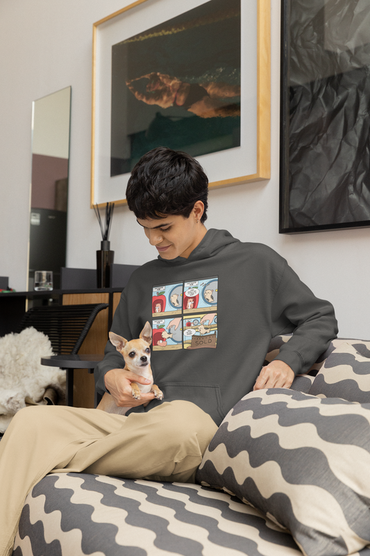 Pet Store Hamster Says "Yeah, You Got Owned!" - Unisex Heavy Blend™ Hooded Sweatshirt