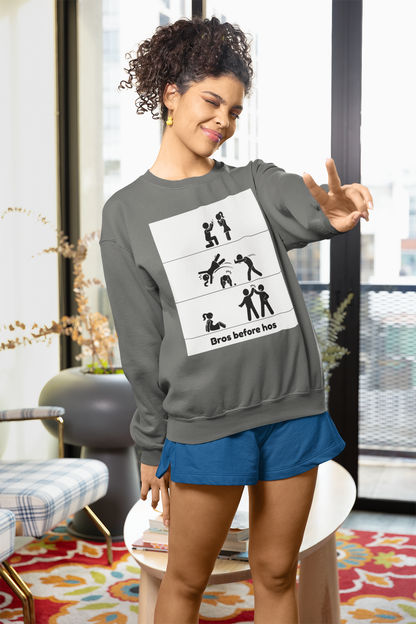 Bros Before Hos - Unisex Heavy Blend™ Crewneck Sweatshirt