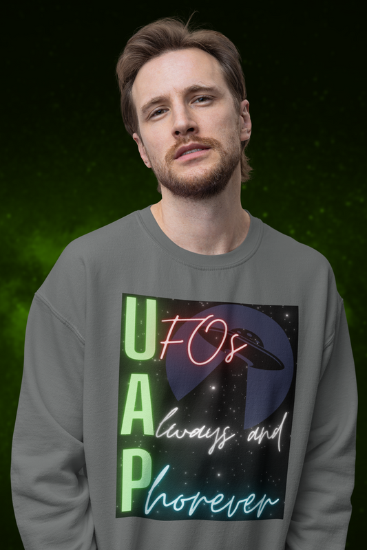 UFOs Always And Phorever - Heavy Blend™ Crewneck Sweatshirt