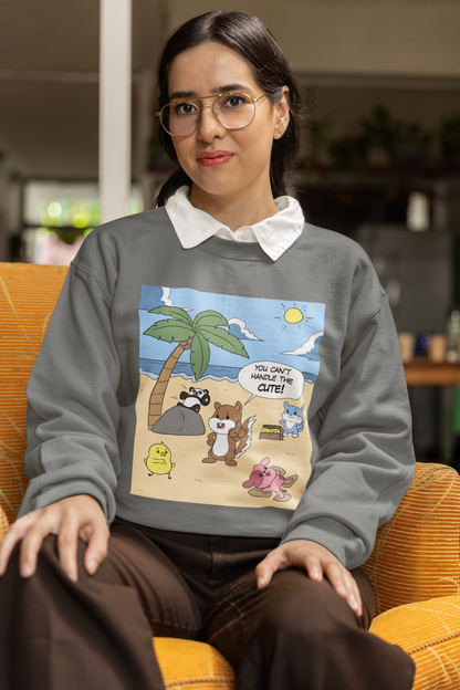 You Can't Handle The Cute! - Heavy Blend™ Crewneck Sweatshirt