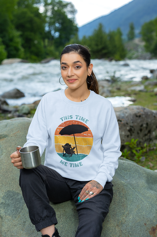 This Time Me Time - Heavy Blend™ Crewneck Sweatshirt