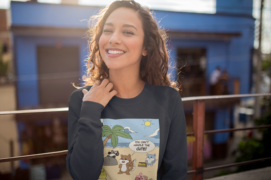 You Can't Handle The Cute! - Heavy Blend™ Crewneck Sweatshirt