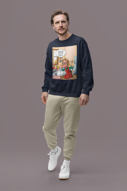 It's Pronounced KYOO-PON Rhymes With "You Gone!" - Unisex Heavy Blend™ Crewneck Sweatshirt