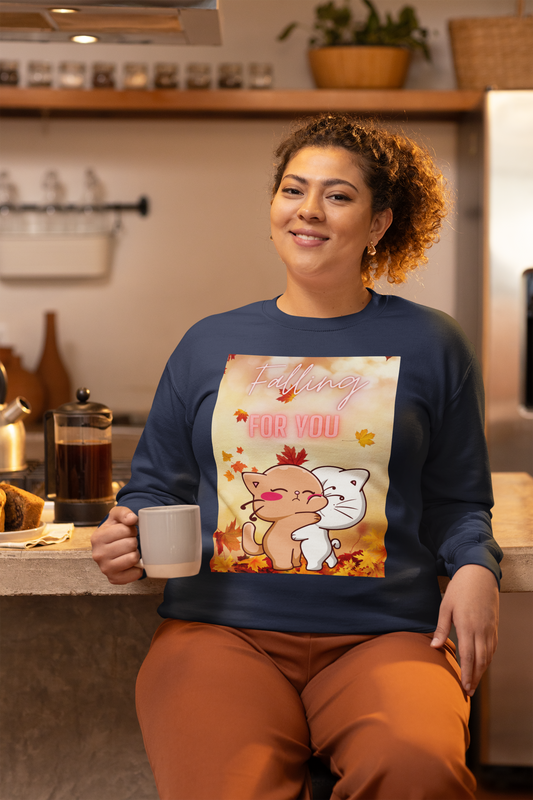 Falling For You - Heavy Blend™ Crewneck Sweatshirt