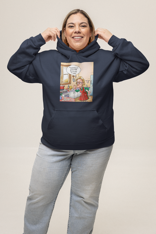 It's Pronounced KYOO-PON Rhymes With "You Gone!" - Unisex Heavy Blend™ Hooded Sweatshirt