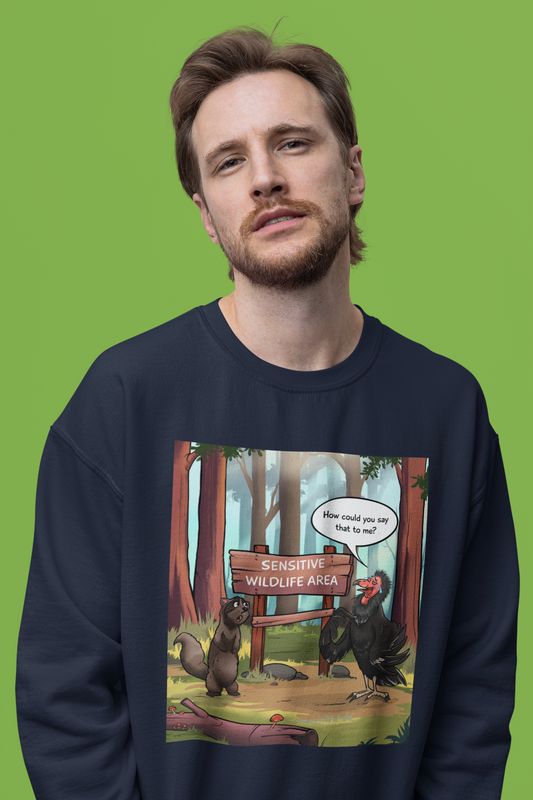 Sensitive Wildlife Area - Unisex Heavy Blend™ Crewneck Sweatshirt