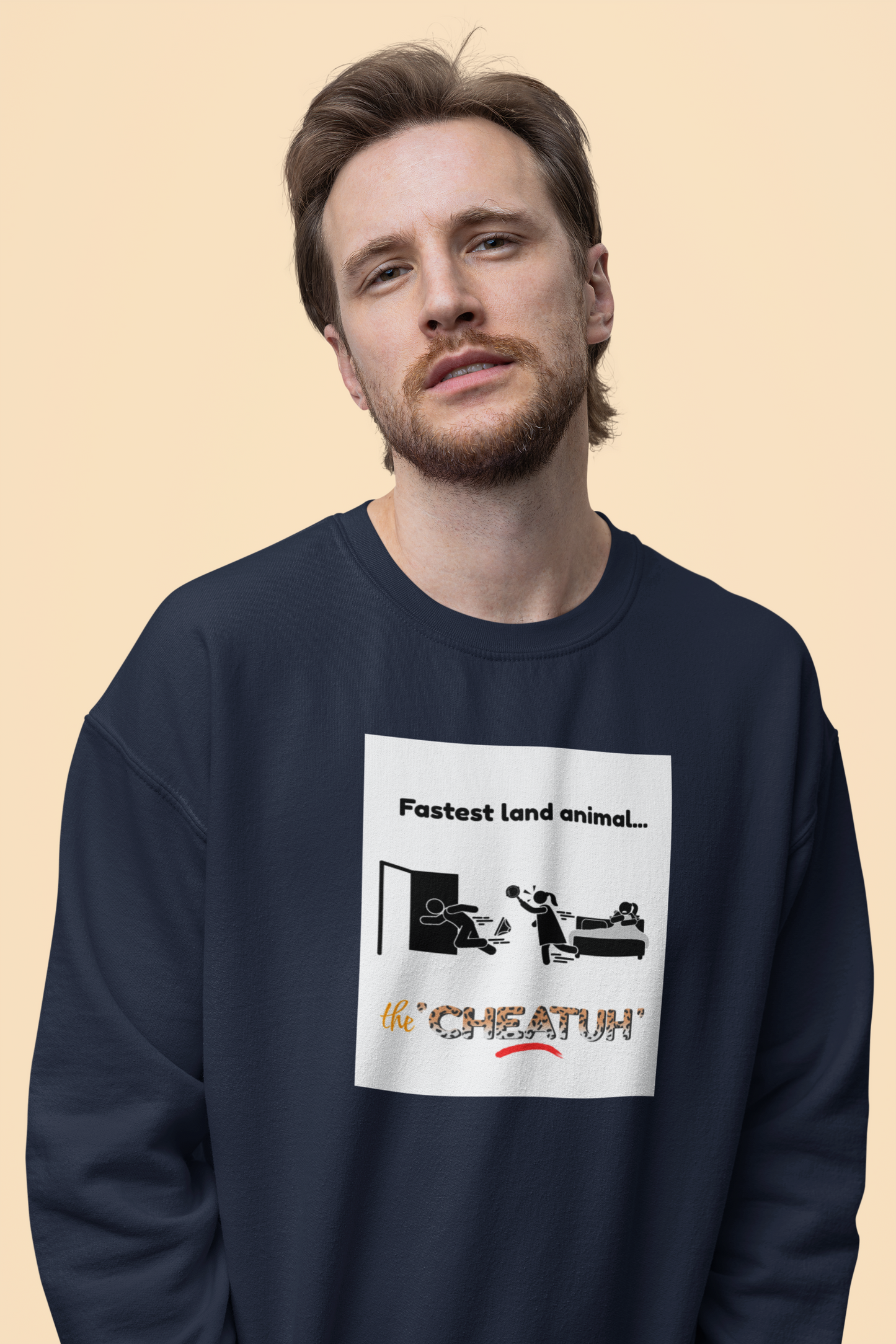 Fastest Land Animal...The 'Cheatuh' - Unisex Heavy Blend™ Crewneck Sweatshirt
