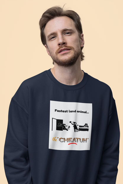 Fastest Land Animal...The 'Cheatuh' - Unisex Heavy Blend™ Crewneck Sweatshirt