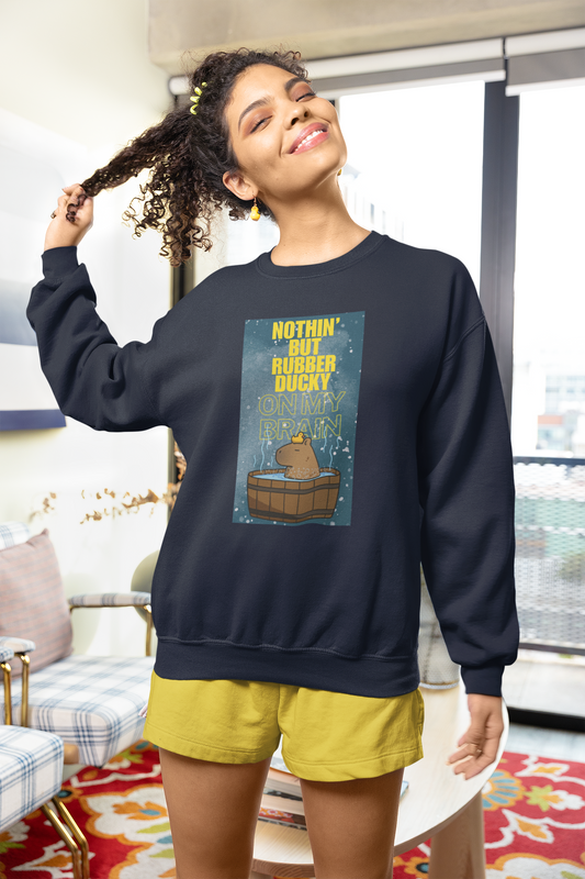 Nothin' But Rubber Ducky On My Brain - Heavy Blend™ Crewneck Sweatshirt
