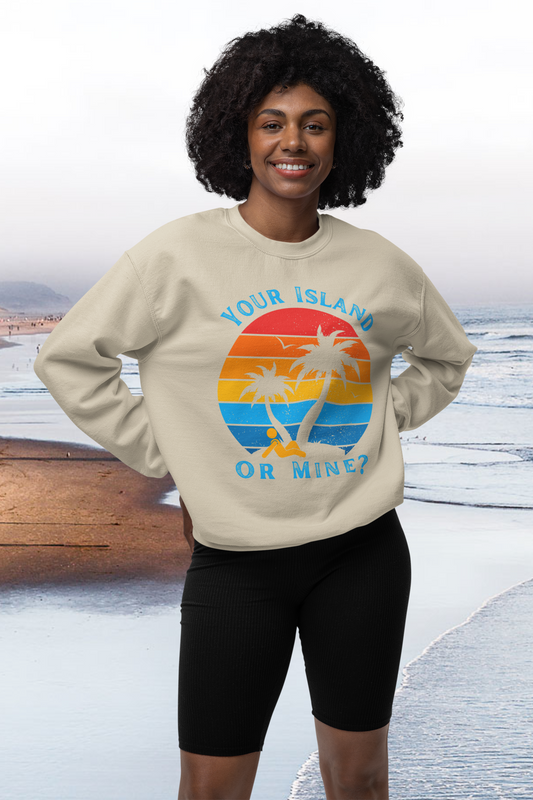 Your Island Or Mine? - Heavy Blend™ Crewneck Sweatshirt