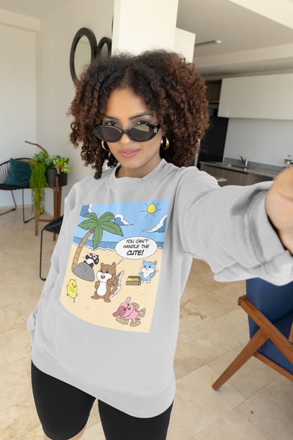 You Can't Handle The Cute! - Heavy Blend™ Crewneck Sweatshirt
