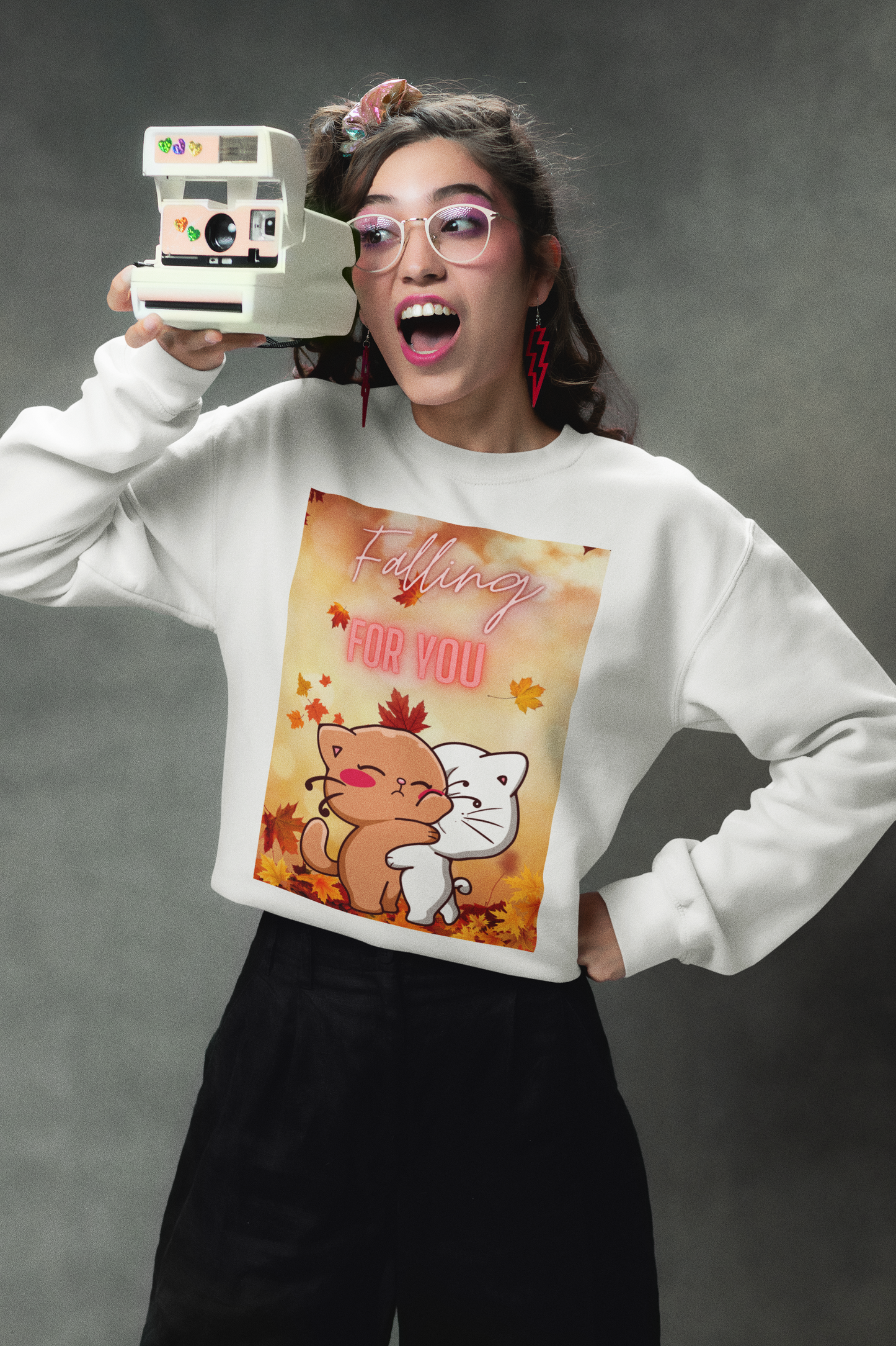 Falling For You - Heavy Blend™ Crewneck Sweatshirt