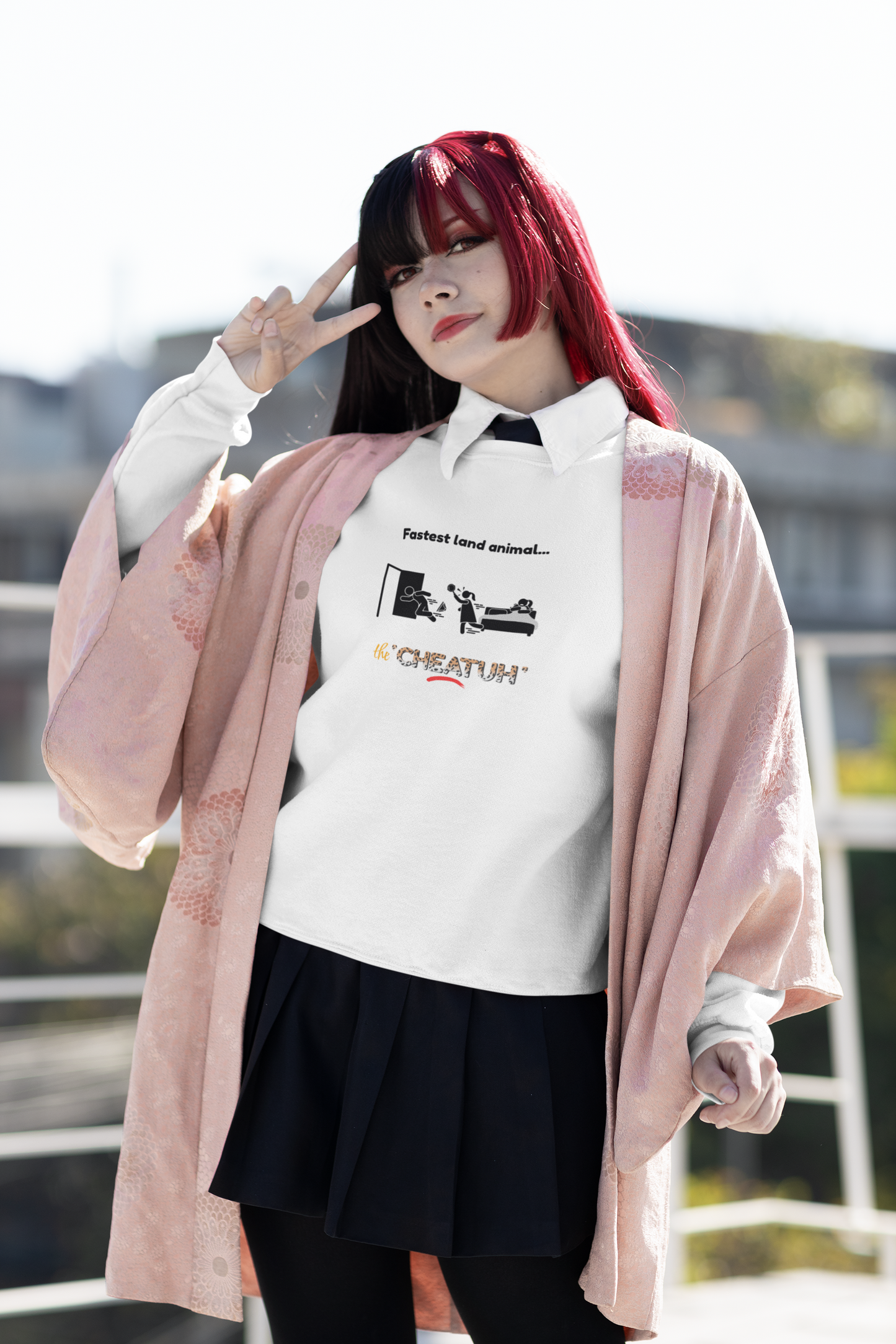 Fastest Land Animal...The 'Cheatuh' - Unisex Heavy Blend™ Crewneck Sweatshirt